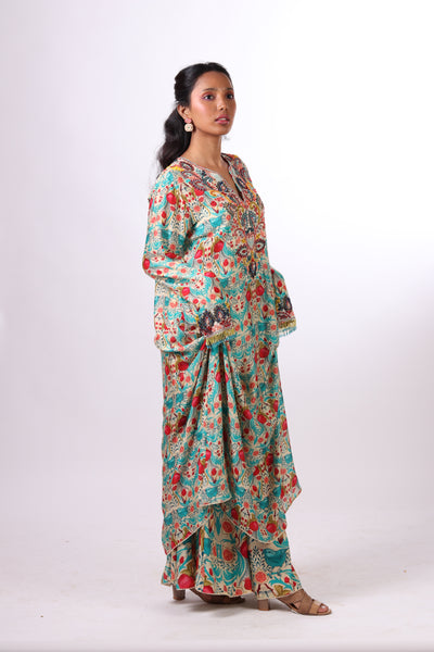 Long Tunic with Palazzo Pants