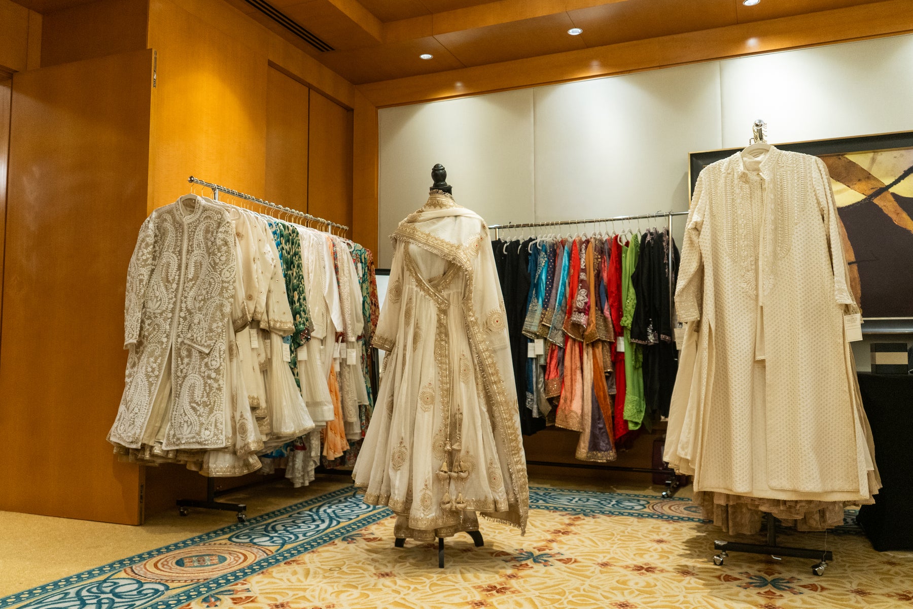 Exhibition showcase at Ritz-Carlton DIFC